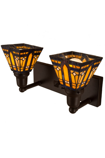 Sierra Prairie Mission Two Light Wall Sconce in Cafe-Noir (57|180978)