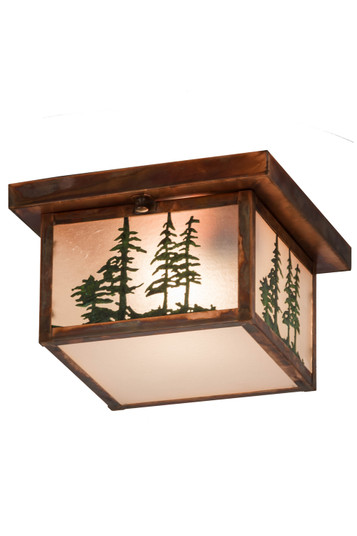 Hyde Park One Light Flushmount in Vintage & Verdi Copper (57|180660)