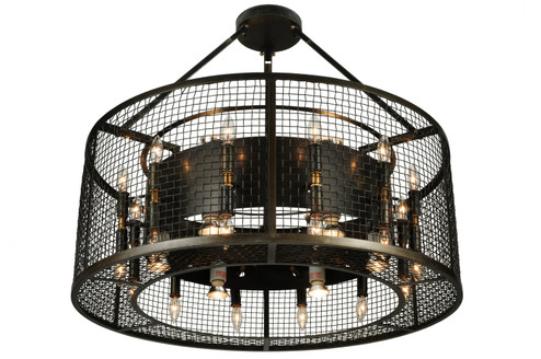 Paloma Golpe 36 Light Pendant in Restoration Bronze (57|180606)