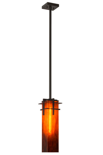 Quadrato One Light Pendant in Timeless Bronze (57|179258)