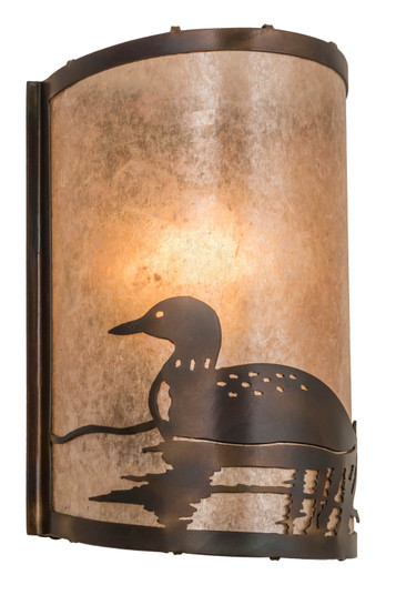 Loon One Light Wall Sconce in Dark Burnished Antique Copper (57|178371)