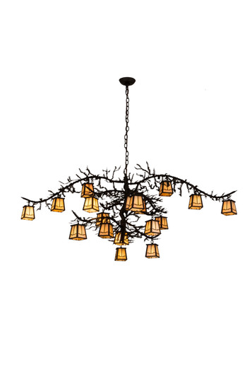 Pine Branch 18 Light Chandelier in Oil Rubbed Bronze (57|178333)