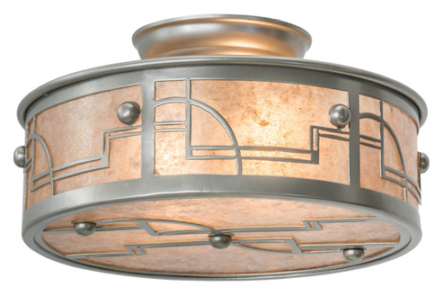 Revival Two Light Flushmount in Nickel Powder Coat (57|178159)