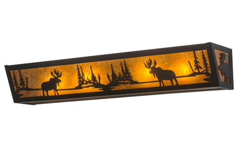 Moose At Lake Four Light Vanity in Textured Black (57|176495)