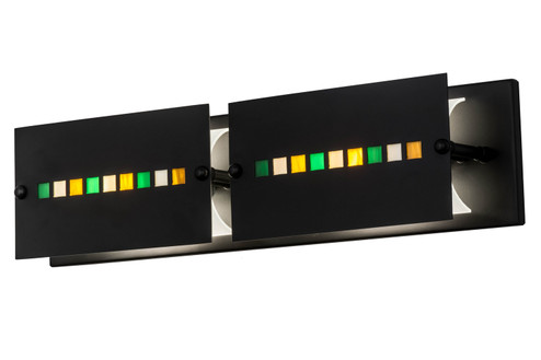 Moss Creek Two Light Wall Sconce in Solar Black (57|175294)