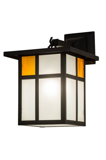 Hyde Park One Light Wall Sconce in Black Metal (57|175280)