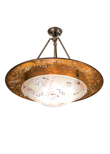 Metro Fusion Three Light Inverted Pendant in Nickel,Transparent Copper (57|17521)
