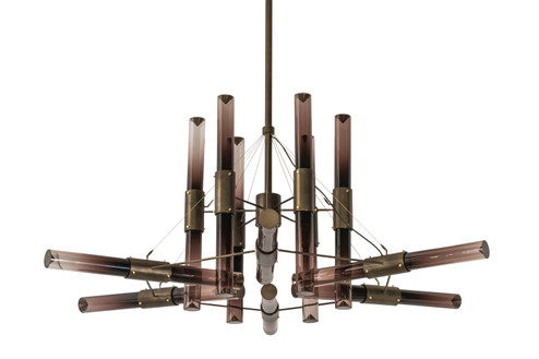 Conglomerate 24 Light Chandelier in Antique Copper (57|174929)