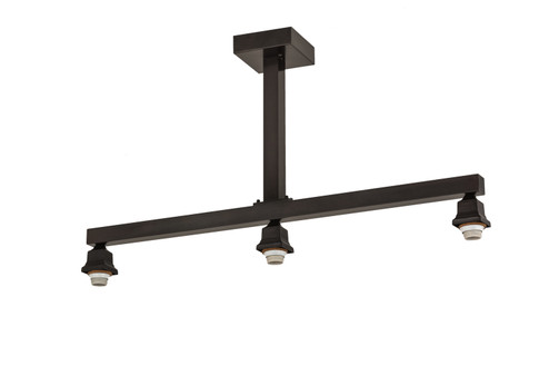 Island Pendant Hardware Three Light Island Pendant Hardware in Craftsman Brown (57|174383)