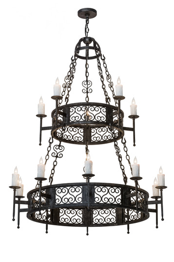 Toscano 15 Light Chandelier in Smoke (57|174330)