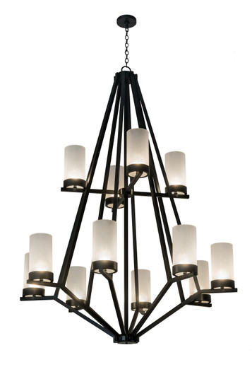 Galen 12 Light Chandelier in Blackwash (57|173745)