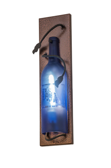 Tuscan Vineyard One Light Wall Sconce in Copper Metallic / Black Cherry (57|173184)