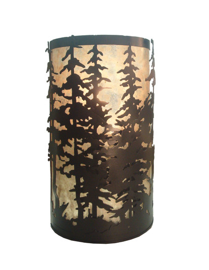 Tall Pines Two Light Wall Sconce in Black Metal (57|17289)