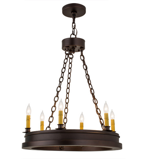 Sullivan Ranch Six Light Chandelier in Mahogany Bronze (57|172655)