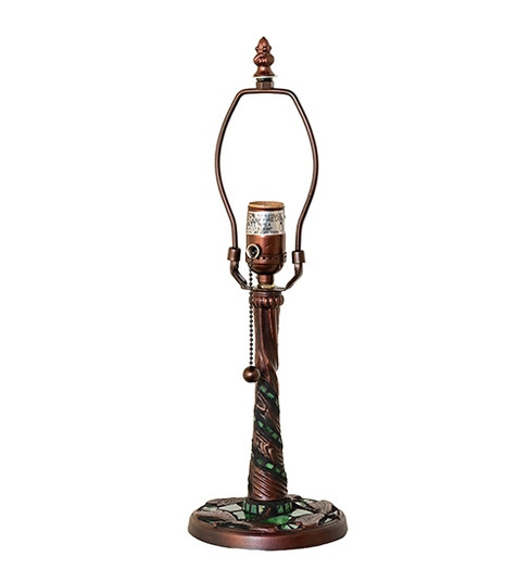 Twisted Fly One Light Table Base in Mahogany Bronze/Green Mosaic (57|17233)