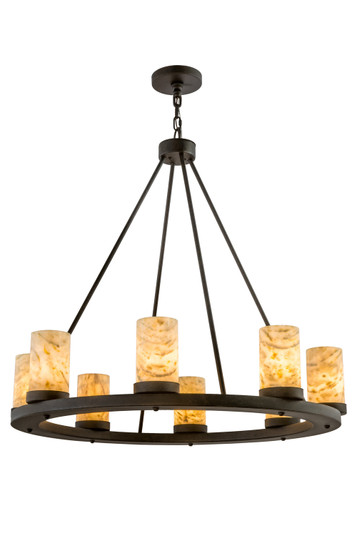 Loxley Eight Light Chandelier in Chestnut (57|172274)