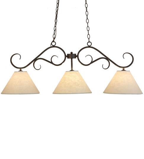 Bristol Three Light Oblong Pendant in Copper Vein (57|171986)