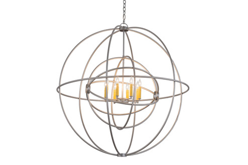 Atom Enerjisi Eight Light Chandelier in Nickel (57|170407)