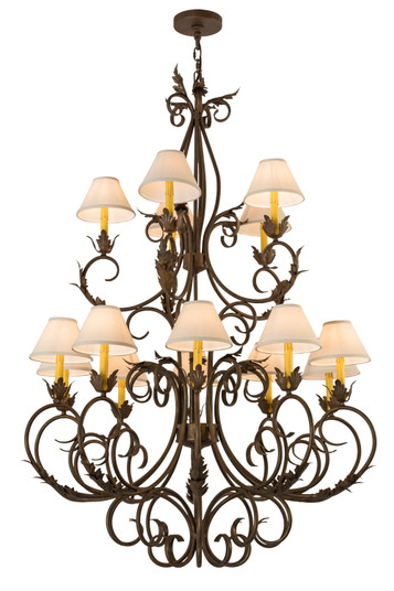 Alexandria 15 Light Chandelier in Cortez Gold (57|169636)