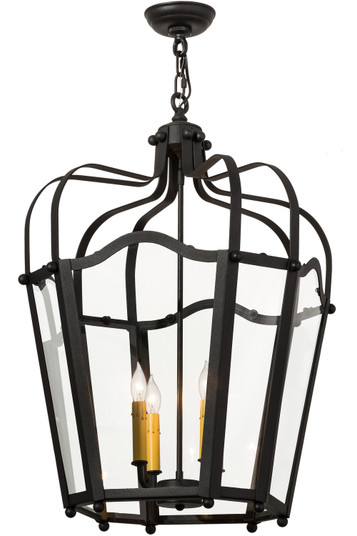 Citadel Four Light Pendant in Black Metal (57|169390)