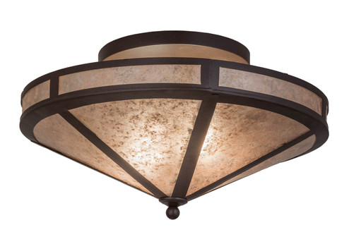 Craftsman Two Light Flushmount in Cafe Noir (57|169174)