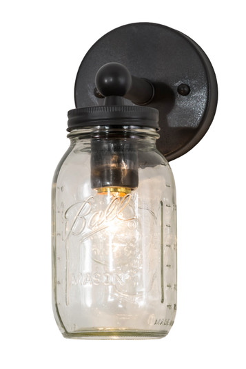 Mason Jar One Light Wall Sconce in Timeless Bronze (57|168512)