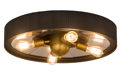 Tennessee Four Light Flushmount in Costello Black (57|168371)