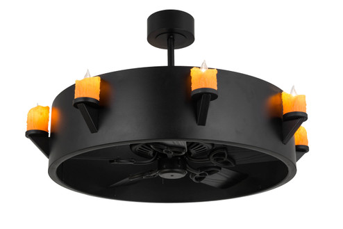 Kingston Eight Light Chandelier in Textured Black (57|167137)