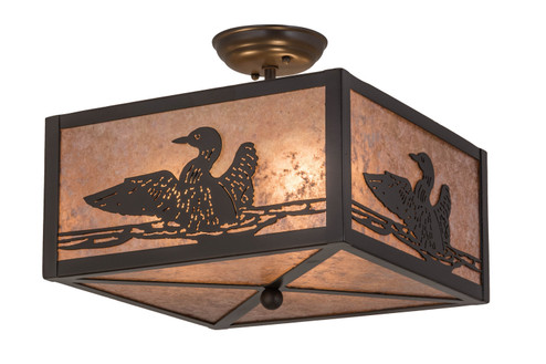 Loon Three Light Flushmount in Timeless Bronze (57|166369)