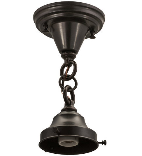 Revival One Light Flushmount Hardware in Craftsman Brown (57|165491)