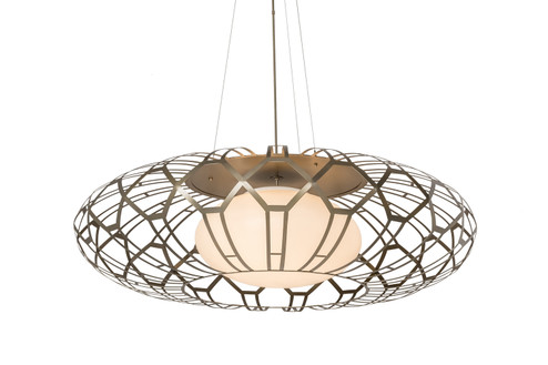 Margo Mizner Three Light Pendant in Satin Titanium (57|165155)