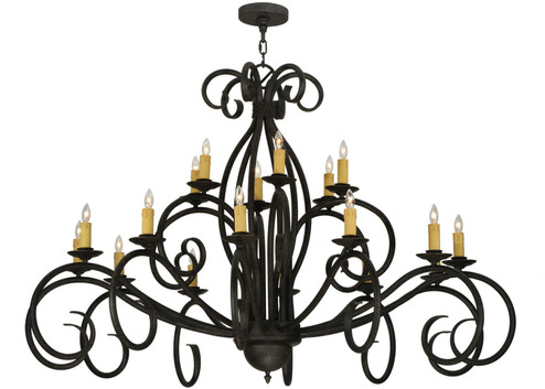 Sienna 18 Light Chandelier in Coffee Bean (57|165142)