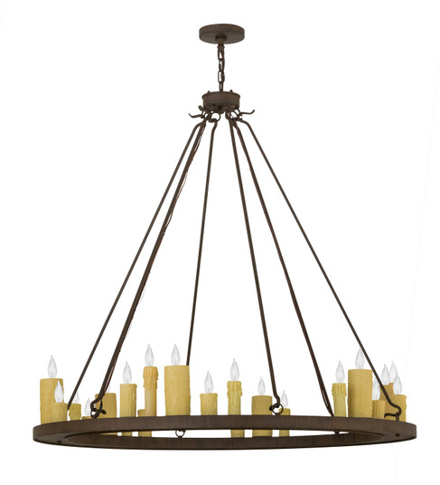 Deina 24 Light Chandelier in Classic Rust (57|165065)