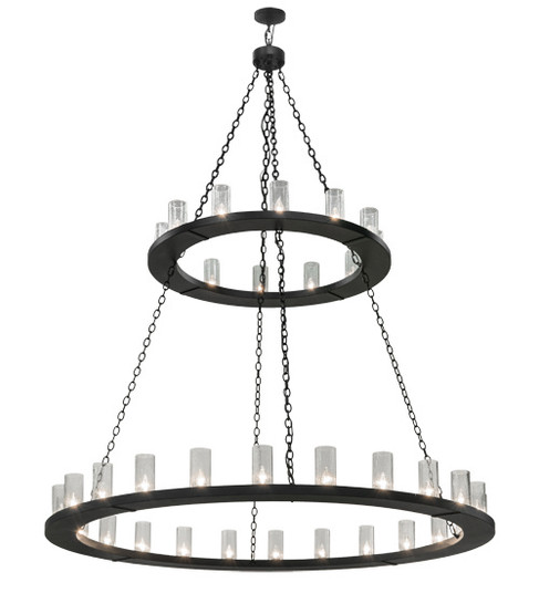 Loxley 36 Light Chandelier in Textured Black (57|164615)