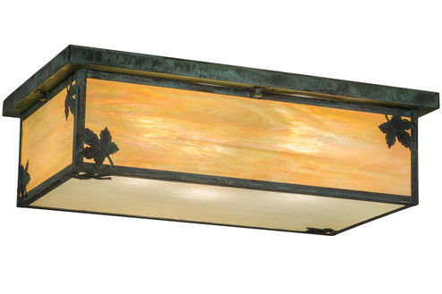 Hyde Park Three Light Flushmount in Verdigris (57|163555)