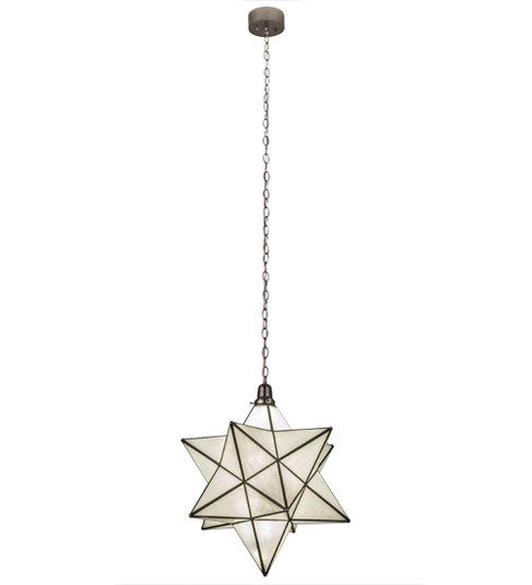 Moravian Star LED Pendant in Brushed Nickel (57|162854) Moravian Star LED Pendant in Brushed Nickel (57|162854)