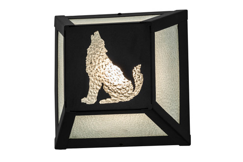 Lone Wolf One Light Wall Sconce in Black Metal (57|162704) Lone Wolf One Light Wall Sconce in Black Metal (57|162704)