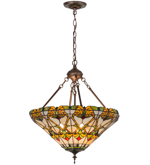 Middleton Three Light Inverted Pendant in Mahogany Bronze (57|162116)