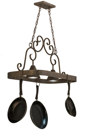 Elana Two Light Pot Rack in French Bronzed (57|161509)