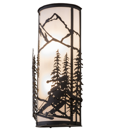 Alpine Two Light Wall Sconce in Textured Black (57|161246) Alpine Two Light Wall Sconce in Textured Black (57|161246)