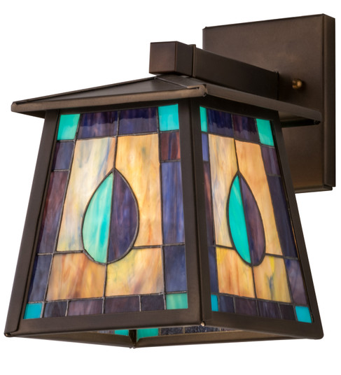 Mackintosh Leaf One Light Wall Sconce in Antique Copper For Outdoor (57|161156)