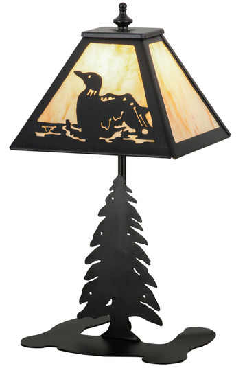 Loon One Light Accent Lamp in Black Metal (57|160843)