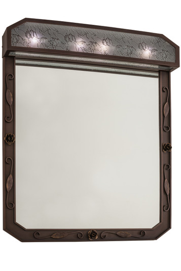 Arabesque Four Light Vanity Mirror in Mahogany Bronze (57|160047)