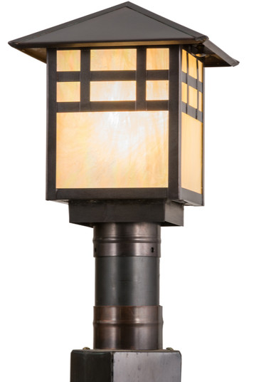 Seneca One Light Post Mount in Craftsman Brown (57|159393)