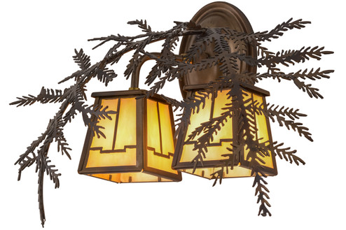Pine Branch Two Light Wall Sconce in Antique Copper (57|159315)