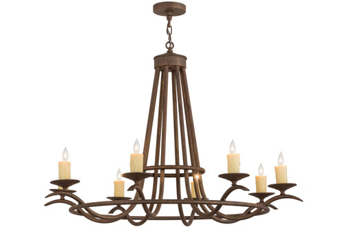 Octavia Eight Light Chandelier in Cortez Gold (57|158757)