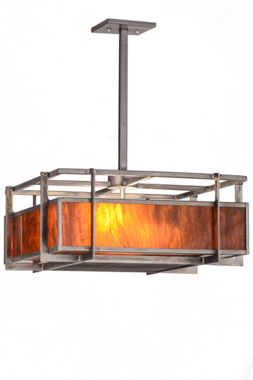 Boulder Creek Two Light Pendant in Steel (57|158678)