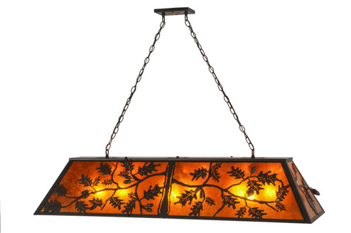 Oak Leaf & Acorn Nine Light Pendant in Timeless Bronze (57|158454)