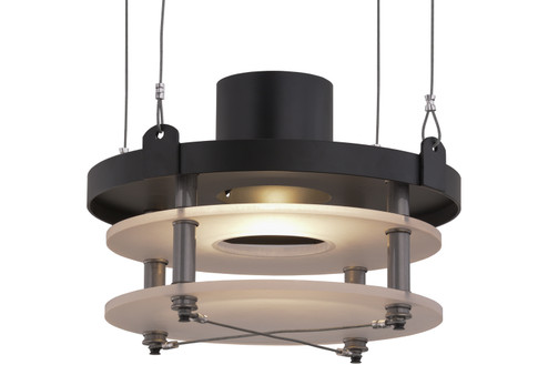 Atlantis One Light Pendant in Antique Brass/White Acrylic (57|158391)