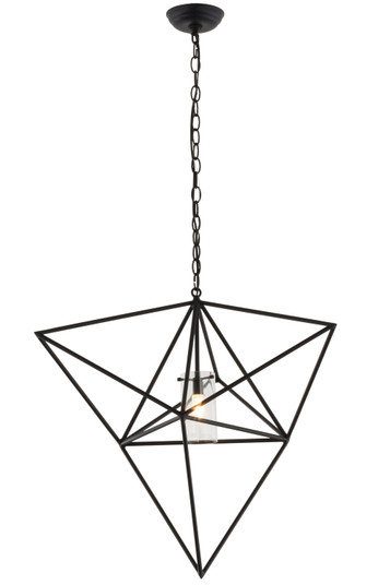 Geometric One Light Pendant in Black (57|157864)